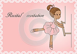 Recital invitation.