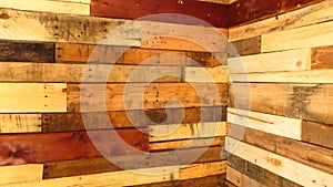 Reclaimed Wood Wall (Corner)