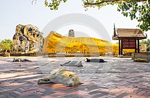 The reclining Buddha, Ayutthaya, Thailand