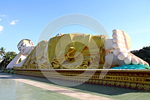 Reclining Buddha , Bago in Myanmar