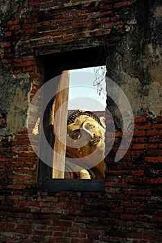 Reclining Buddha in Church