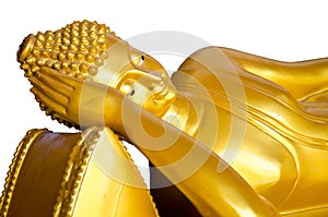 Reclining Buddha gold