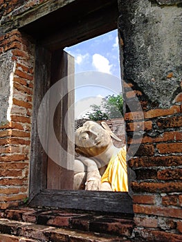 Reclining Buddha Image