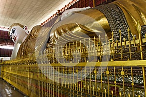 Reclining Buddha in Myanmar