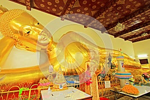 Reclining Buddha In Phra Pathom Chedi, Nakhon Pathom, Thailand