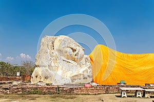 Reclining Buddha at Wat Lokayasutharam temple