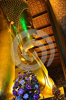 Reclining Buddha at Wat Pho, Bangkok, Thailand