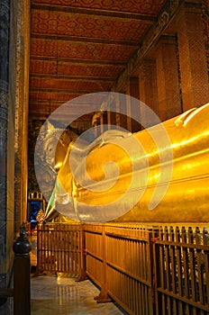 Reclining Buddha at Wat Pho, Bangkok, Thailand