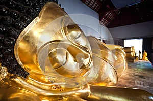 Reclining Buddha at Wat Phra Singh, Chiang Mai, Thailand