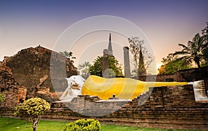 Reclining Buddha at Wat Yai Chai Mongkol