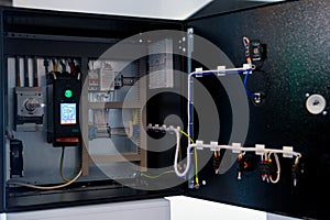 Recloser connection module. Fault transmitter and receiver system. The operator control panel
