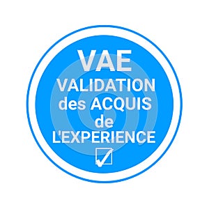 Recognition of prior learning sign in France