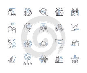Recognition and rewards outline icons collection. Recognition, Rewards, Appreciation, Acknowledgement, Gratitude photo
