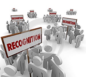 Recognition Word Signs Groups People Workers Employees Appreciation