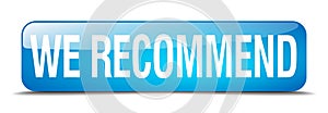 we recommend button