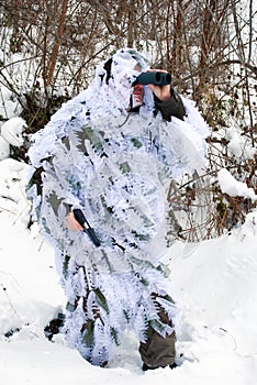 Recon in winter uniform