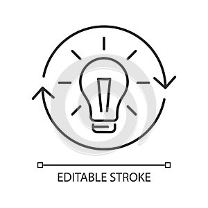 Reconsidering linear icon