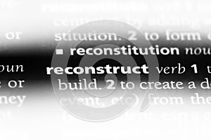 reconstruct