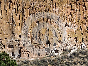 Reconstructed Cliff Dwellings