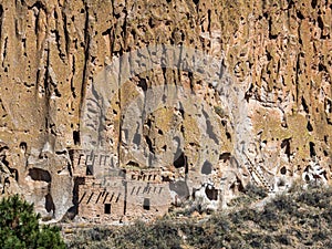 Reconstructed Cliff Dwellings photo