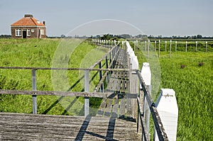 Reconstructed harbor and fog horn