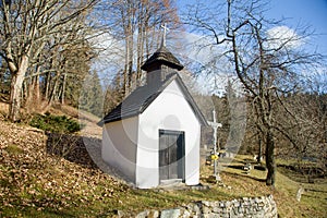 Reconstructed part of the village Kaliste in the Low Tatra mountains destroyed during world war 2, Slovakia