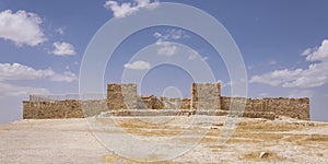 Reconstructed Ruins of the Ancient Israelite Fortress at Tel Arad in Israel