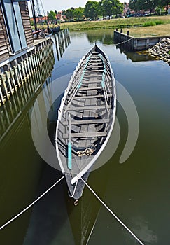 A reconstructed viking ship Denamrk