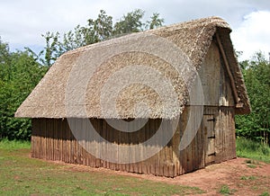 Reconstruction of Dark Ages Anglo-Saxon hall