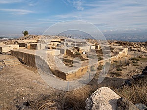 Reconstruction of the Egyptian governor house at Beit She`An Israel