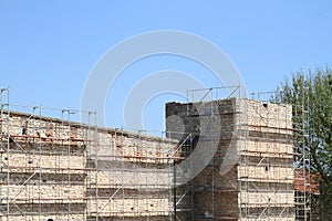 Reconstruction of fortification in Istanbul