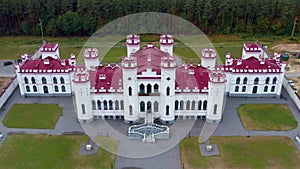 Reconstruction of the Gothic castle in the town. Kosava castle.