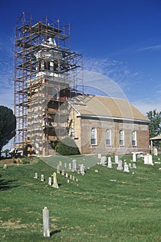 Reconstruction of historic church