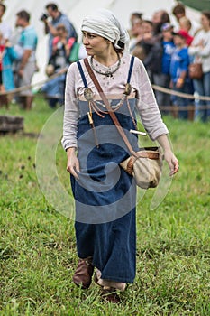 Reconstruction of life of ancient Slavs on the festival of historical clubs in Zhukovsky district of Kaluga region of Russia.