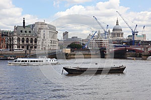 Reconstruction of London , Blackfriars bridge