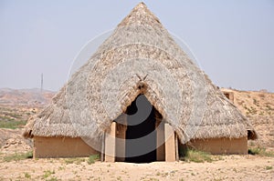 Reconstruction of Neolithic House