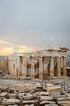 Reconstruction of Parthenon Temple in Acropolis