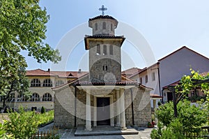 Reconstructive Bulgarian orthodox church in the active Batkun Monastery