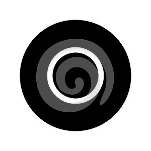 Record Icon Vector Symbol Design Illustration