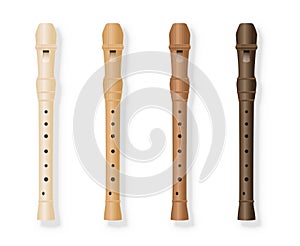 Recorder Fipple Flutes Wooden Variations