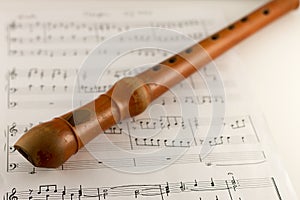 Recorder flute