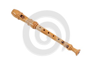 Recorder music instrument photo