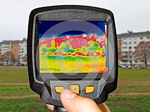 Recording Heat Loss at the Residential building With Thermal Camera