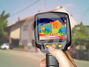 Recording House With Infrared Thermal Camera photo