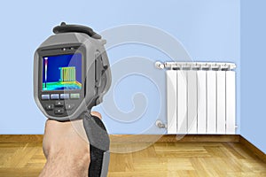 Recording Radiator with Thermal Camera