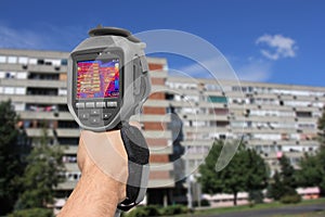 Recording Residential Buildings With Thermal Camera