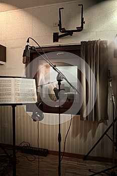 Recording room studio