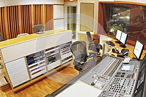 Recording studio photo