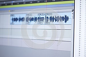 Recording studio audio controls
