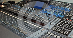 Recording Studio Mixing Board